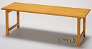 木製接特机(欅色)6尺　幅180×奥行60×高さ60㎝