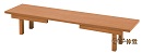 木製座卓兼用法要机(欅色)6尺　幅180×奥行60×高さ60㎝