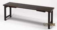 木製座卓兼用法要机(欅色)6尺　幅180×奥行60×高さ60㎝