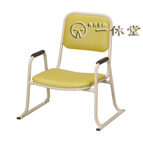 軽アルミ製肘付きお詣り椅子(AL-260E)4脚入