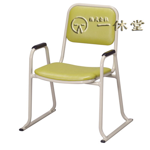軽アルミ製肘付きお詣り椅子(AL-350E)4脚入