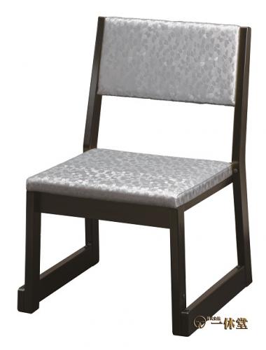 本堂用お詣り椅子木製(座高35㎝)5脚入シルバー