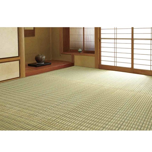 い草花ござ掛川絣