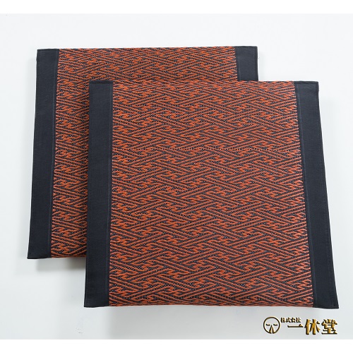 い草座布団約55×55㎝(2枚組)レッド