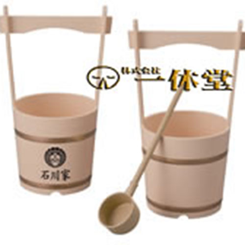 PP製手桶(ヒシャク付)