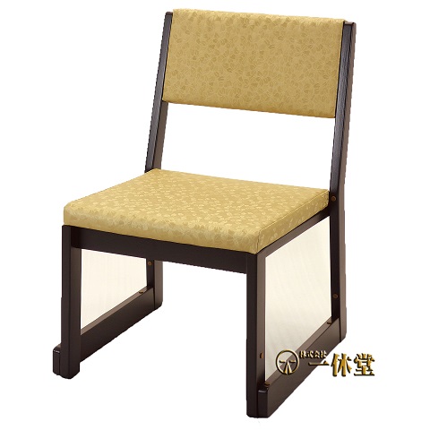 本堂用お詣り椅子木製(座高35㎝)1脚