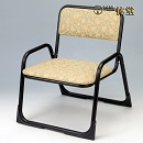 軽アルミ製背付椅子(座高30cm)×5脚入